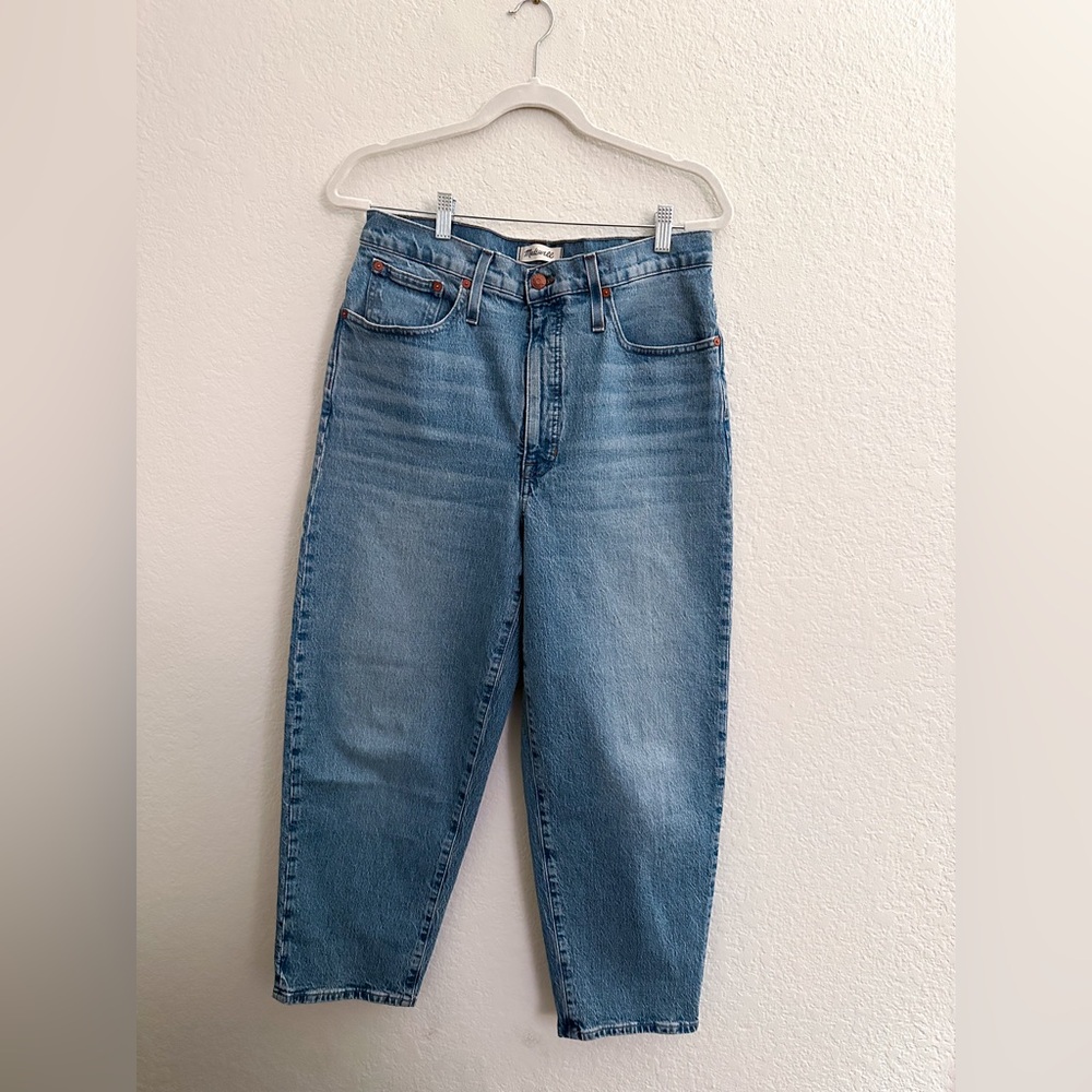 Madewell Balloon Barrel Denim Jeans Size 30